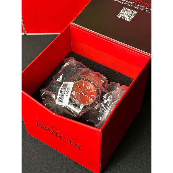 Invicta Pro Diver 38mm Red Watch / $199 Retail!! / Brand New main image 8